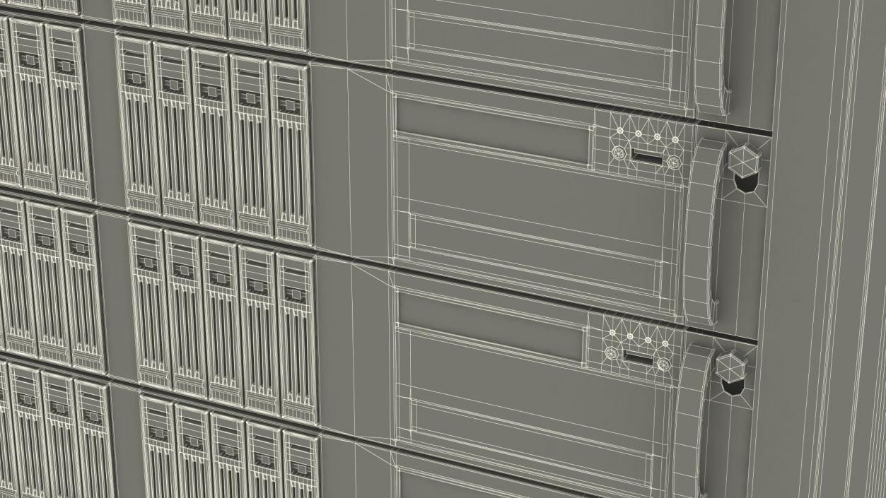 Rack Server Cabinet 3D model