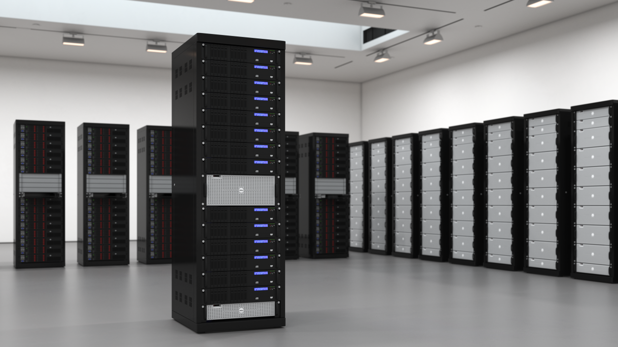 Rack Server Cabinet 3D model