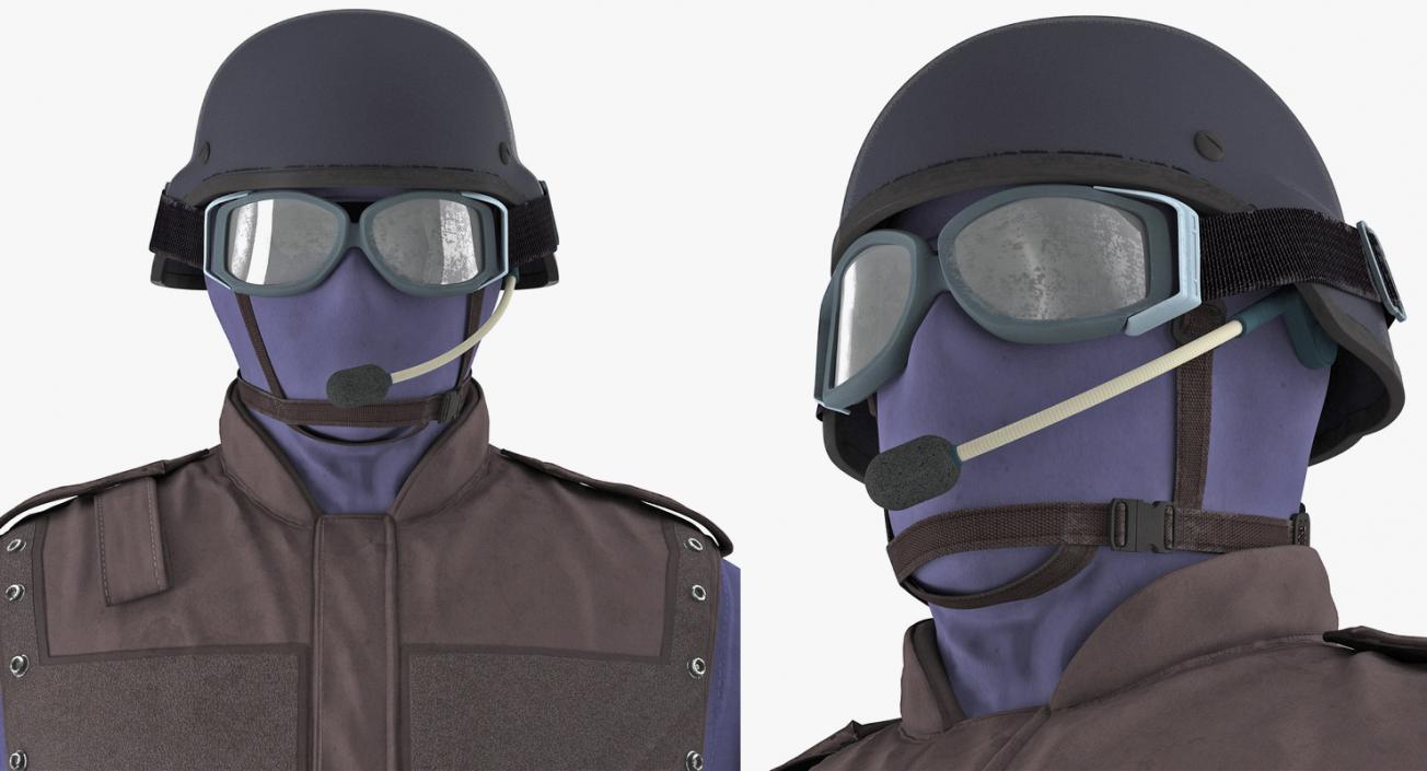 SWAT Uniforms 3D Models Collection 3D model