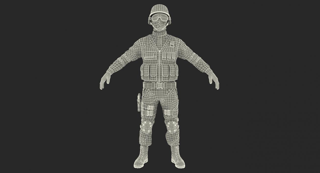 SWAT Uniforms 3D Models Collection 3D model