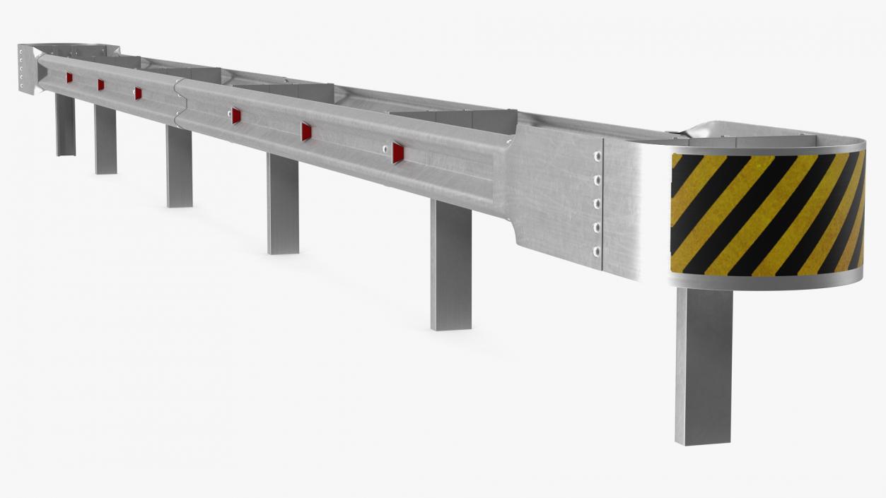 3D Road Barriers Collection 6