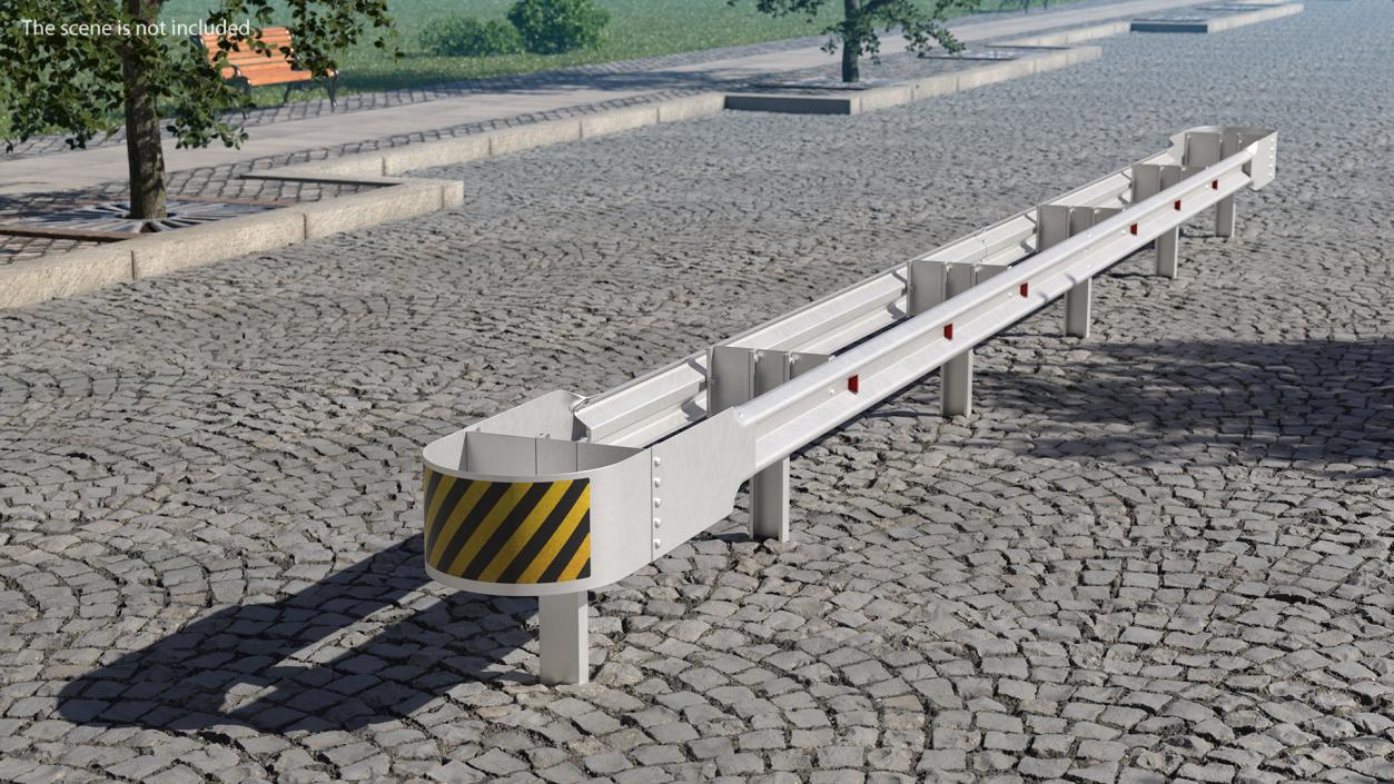 3D Road Barriers Collection 6