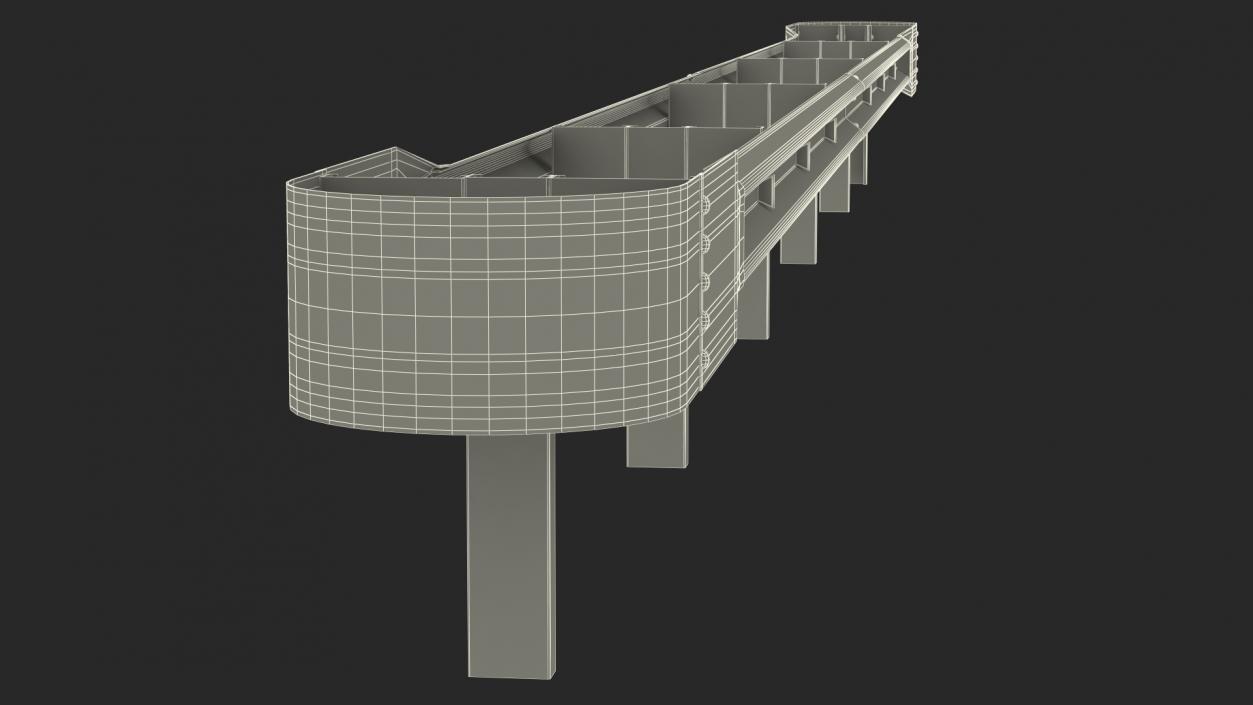 3D Road Barriers Collection 6