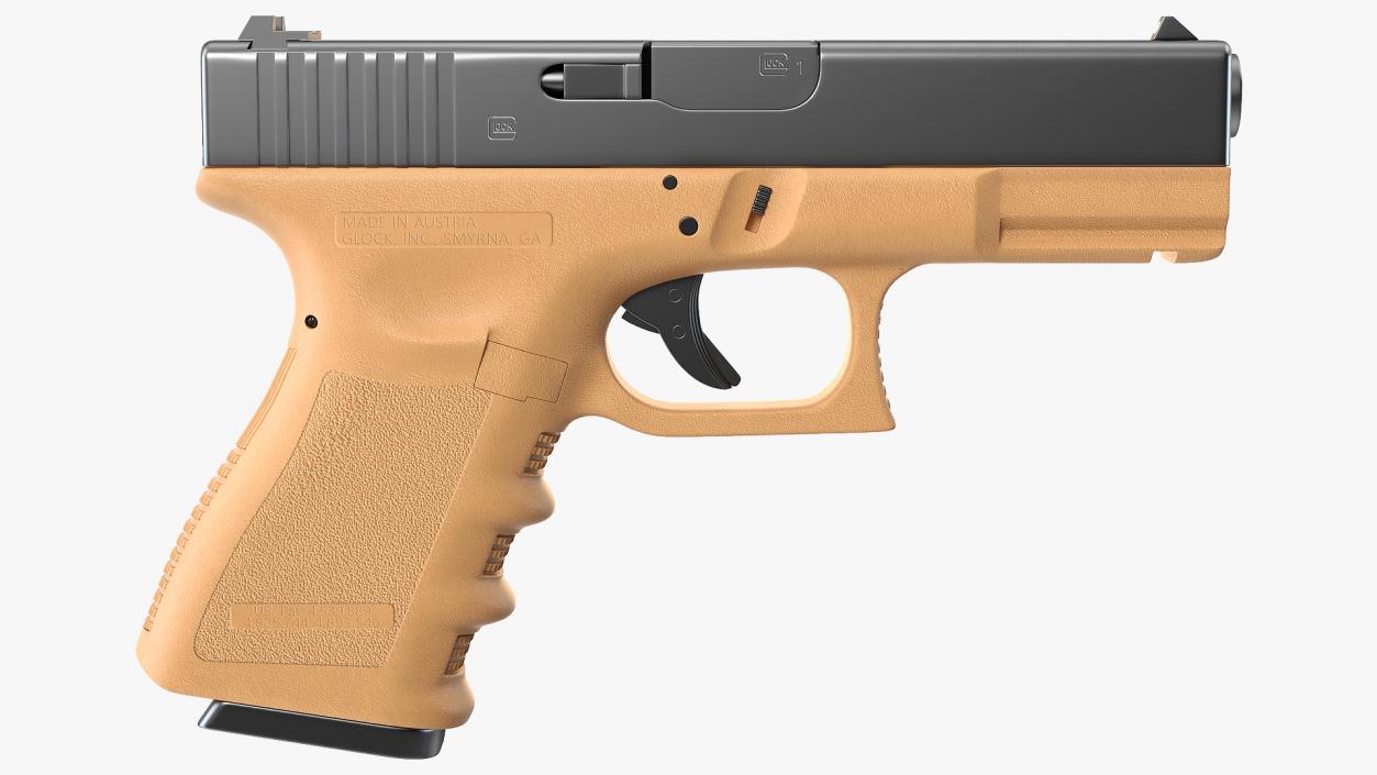 3D model Glock 19 GEN 3 Olive