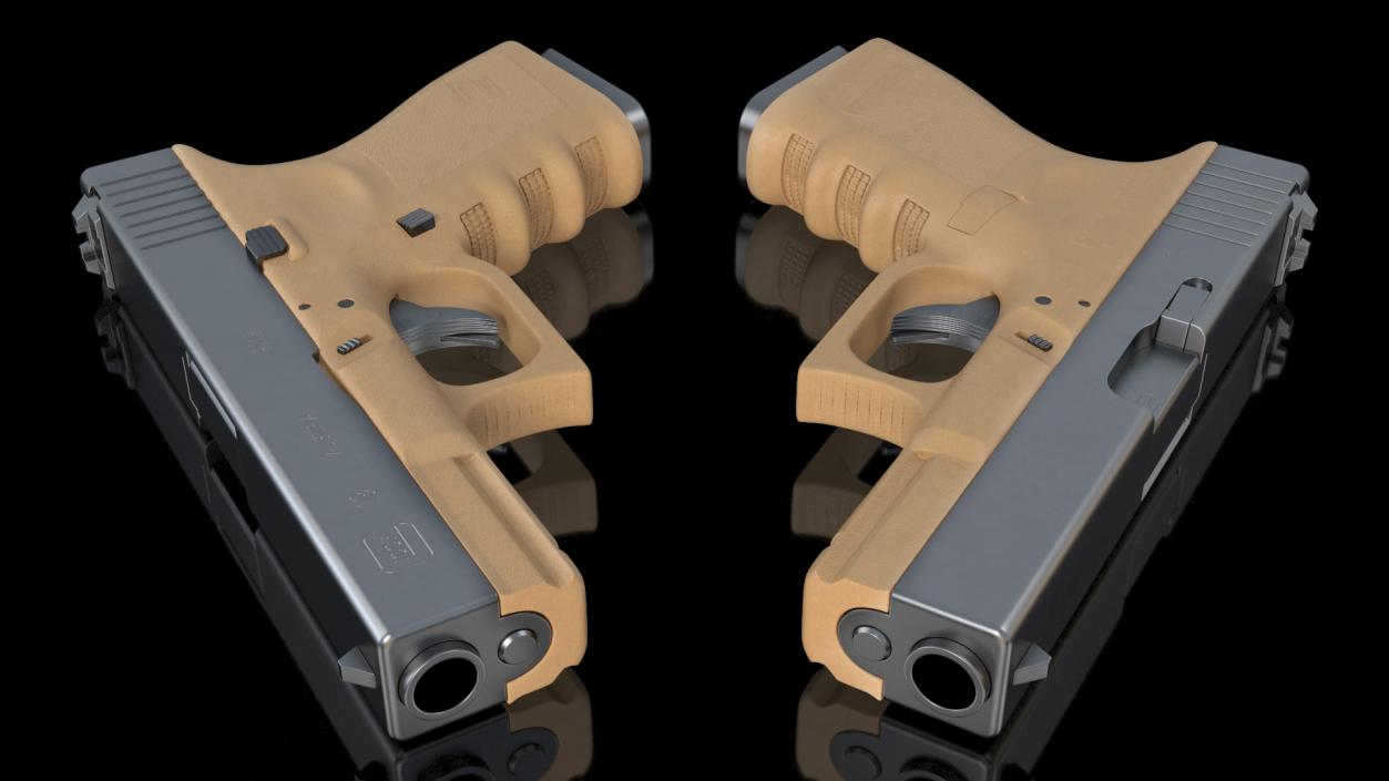 3D model Glock 19 GEN 3 Olive