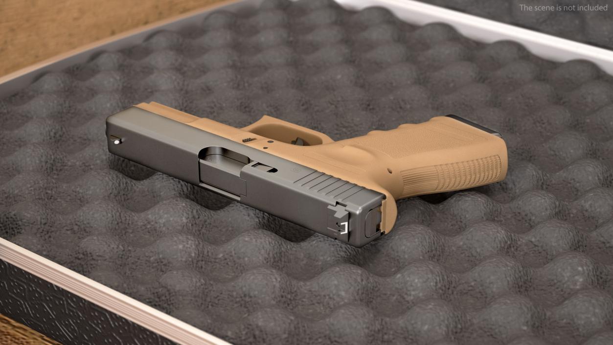 3D model Glock 19 GEN 3 Olive