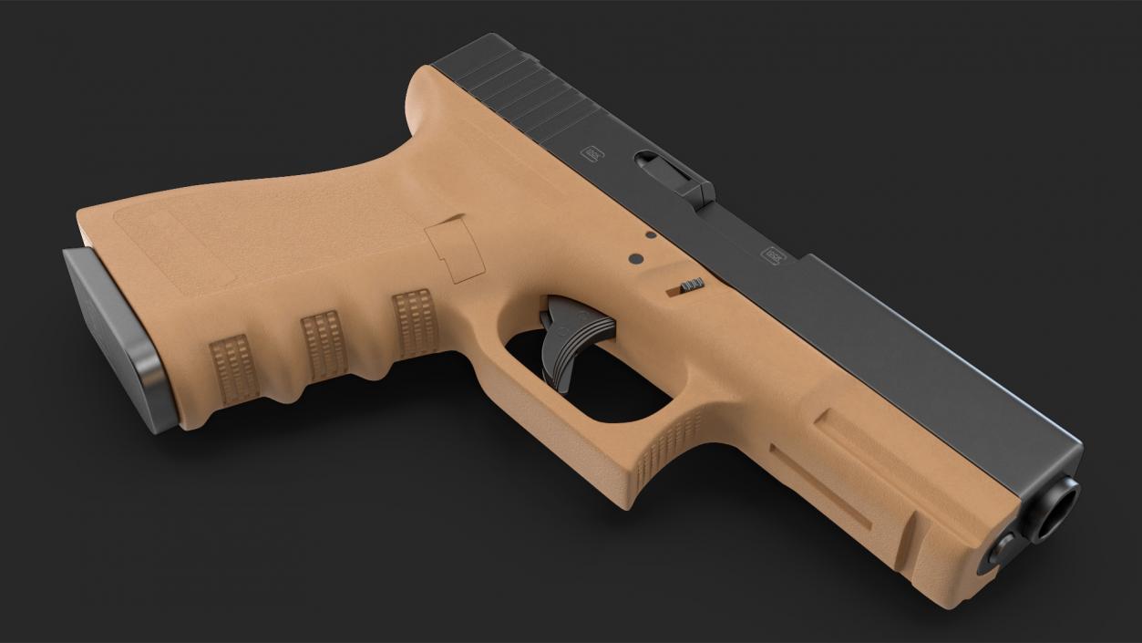 3D model Glock 19 GEN 3 Olive