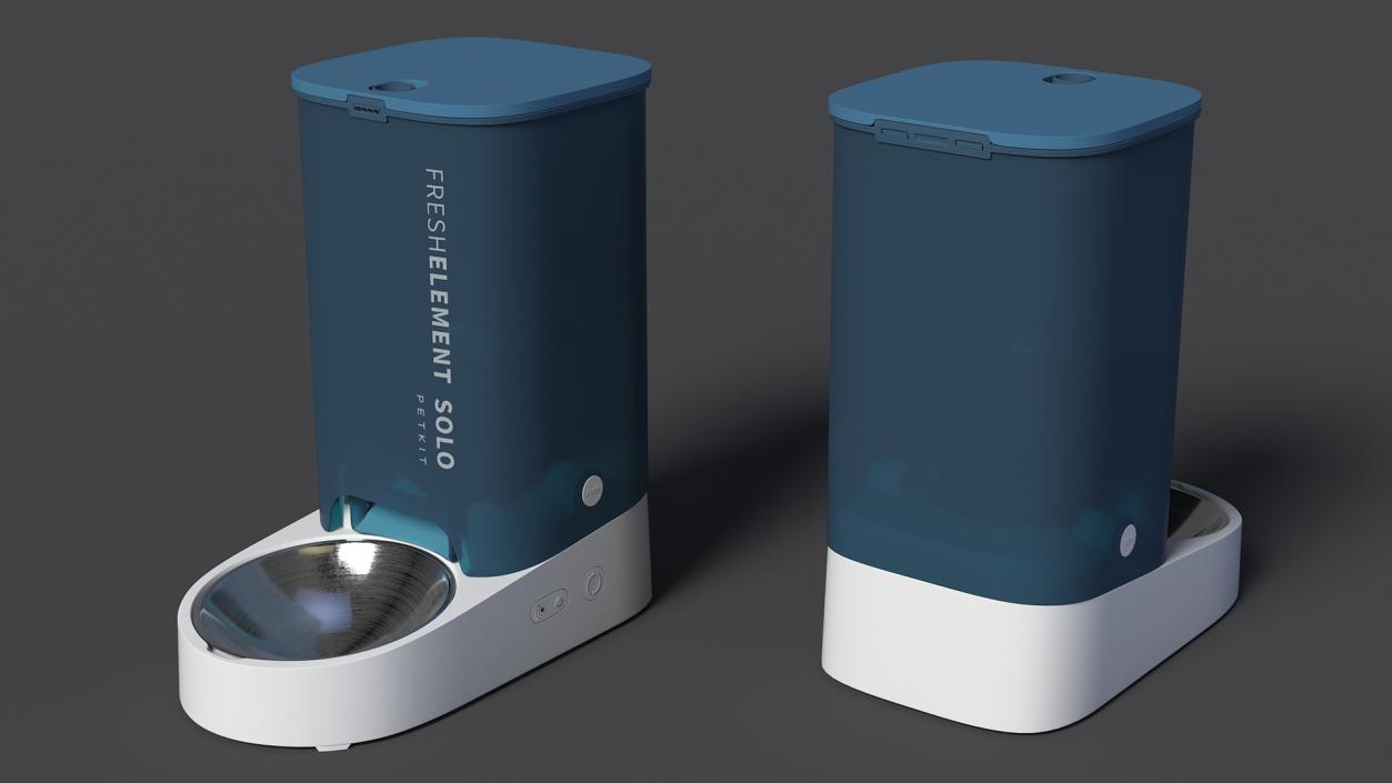 Automatic Pet Feeder Food Dispensers Collection 3D