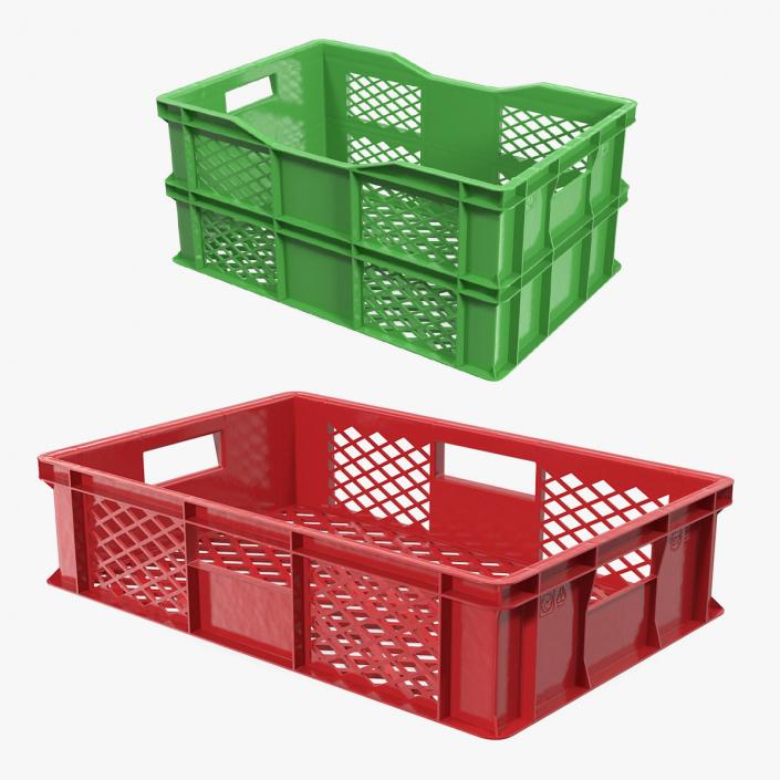 3D model Plastic Crates 3D Models Collection