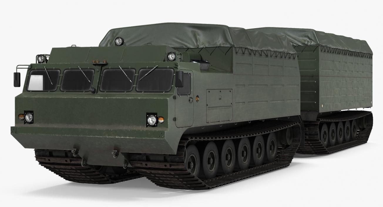 Articulated Tracked Vehicle Vityaz DT 30-ATV 3D model