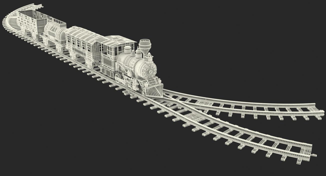 3D Toy Trains Collection