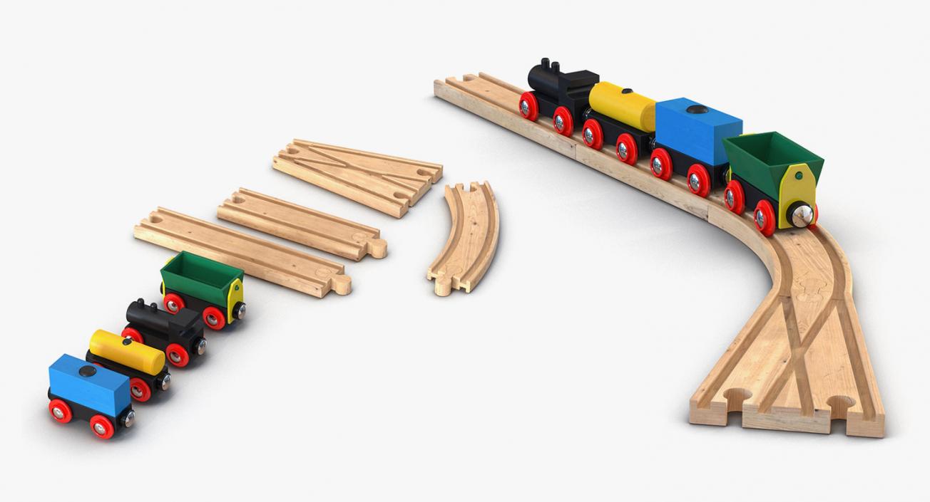 3D Toy Trains Collection