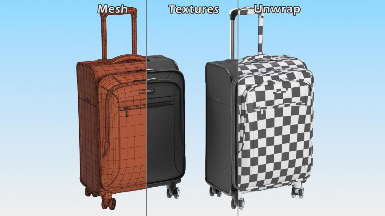 3D Samsonite Ascella X Carry-On model