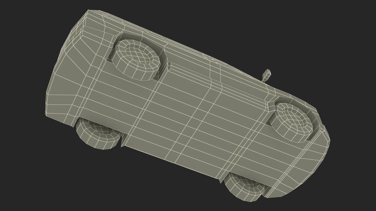 Low Poly Stylized Model SUV 2 3D model