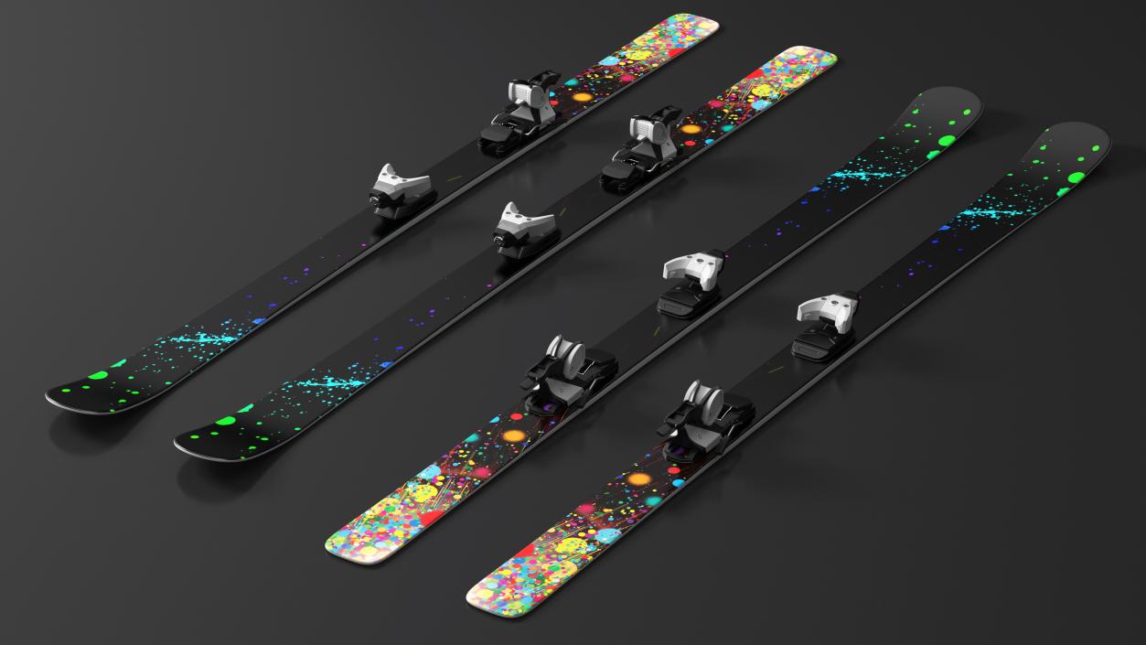 3D Snow Skis 8