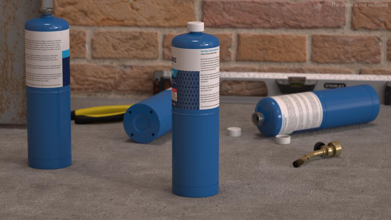 3D model Bernzomatic Propane Fuel Replacement Cylinder