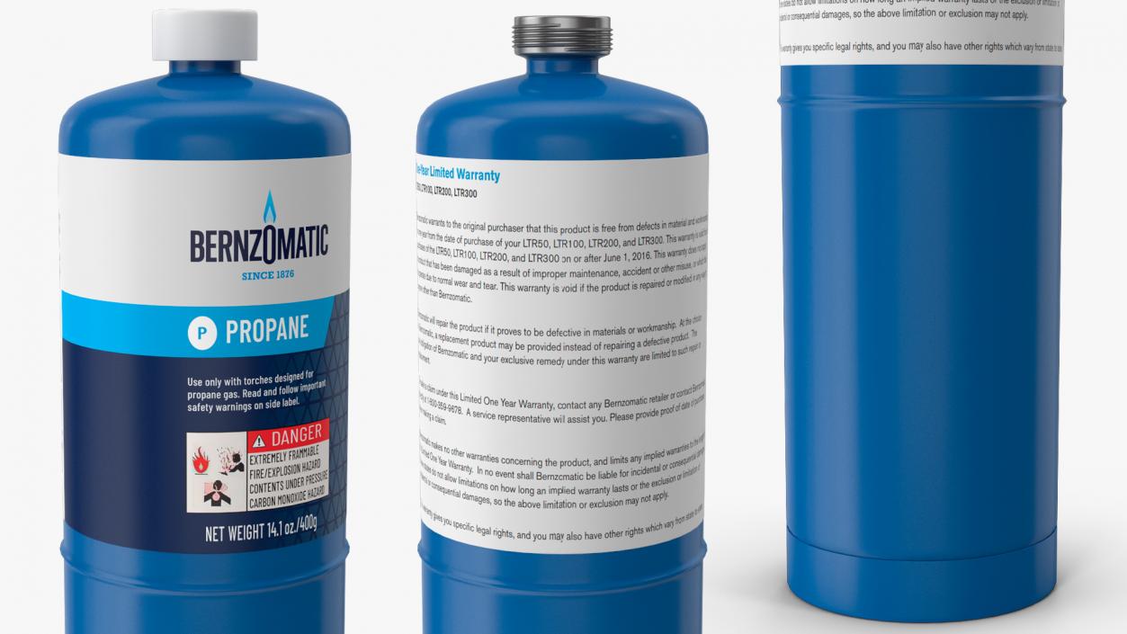 3D model Bernzomatic Propane Fuel Replacement Cylinder