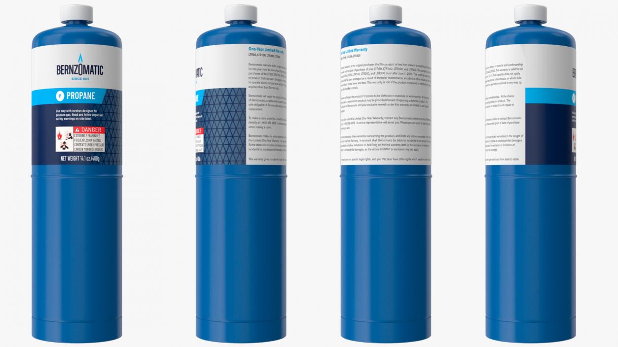 3D model Bernzomatic Propane Fuel Replacement Cylinder