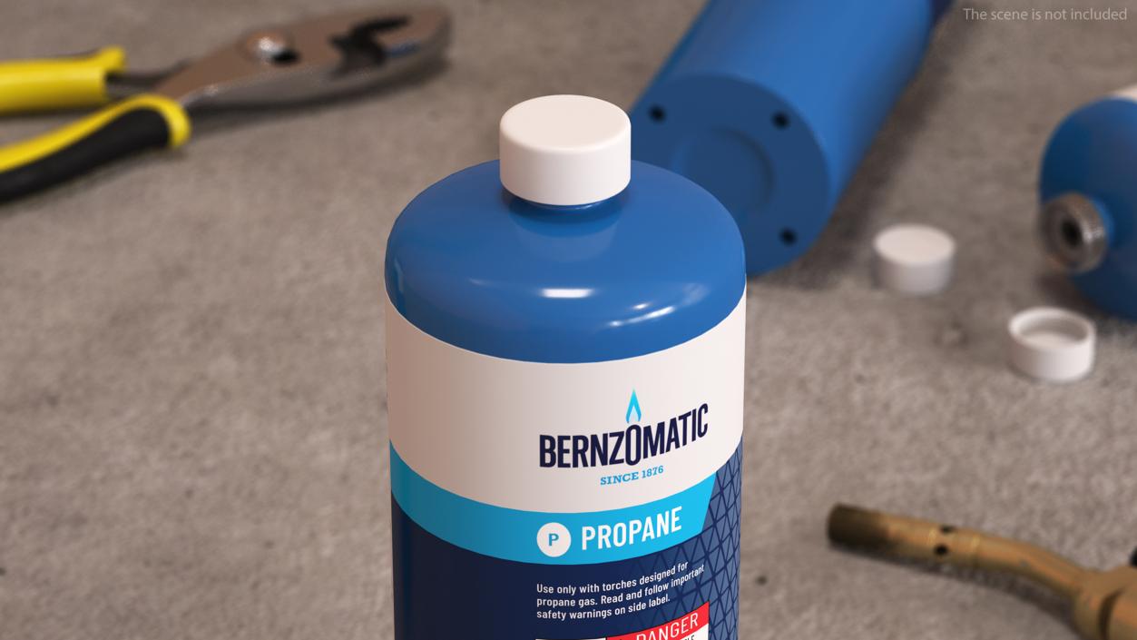 3D model Bernzomatic Propane Fuel Replacement Cylinder