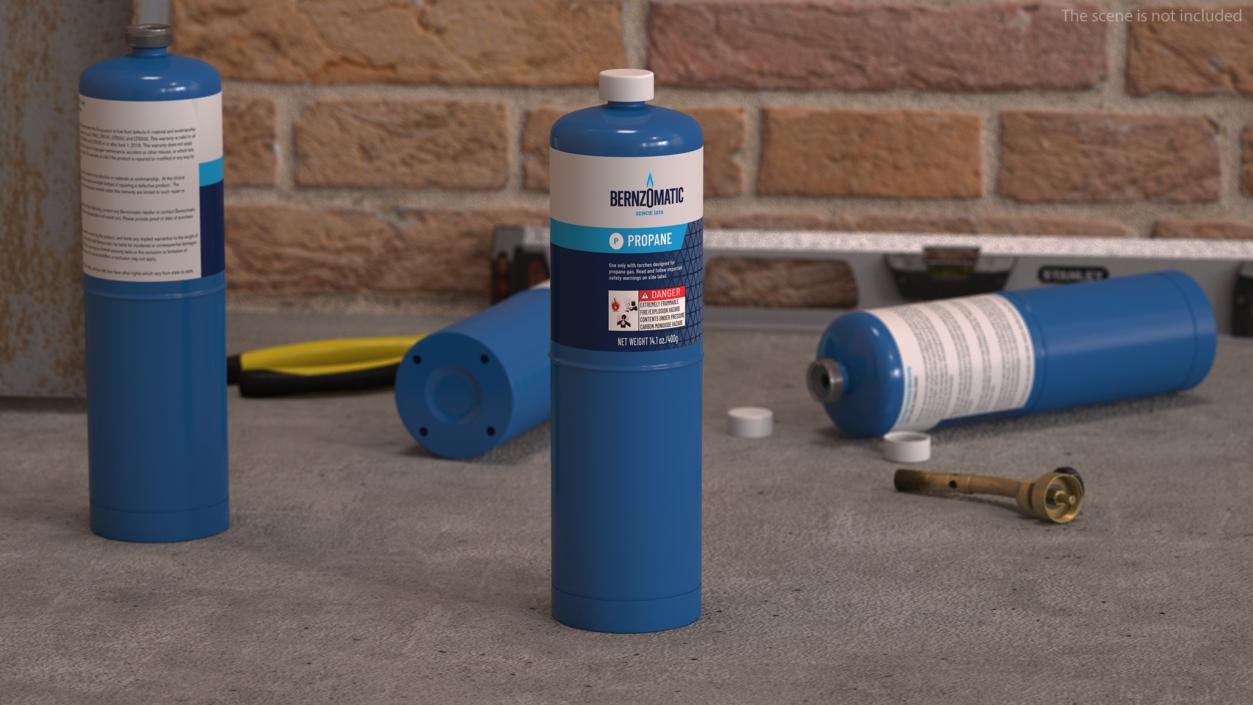 3D model Bernzomatic Propane Fuel Replacement Cylinder