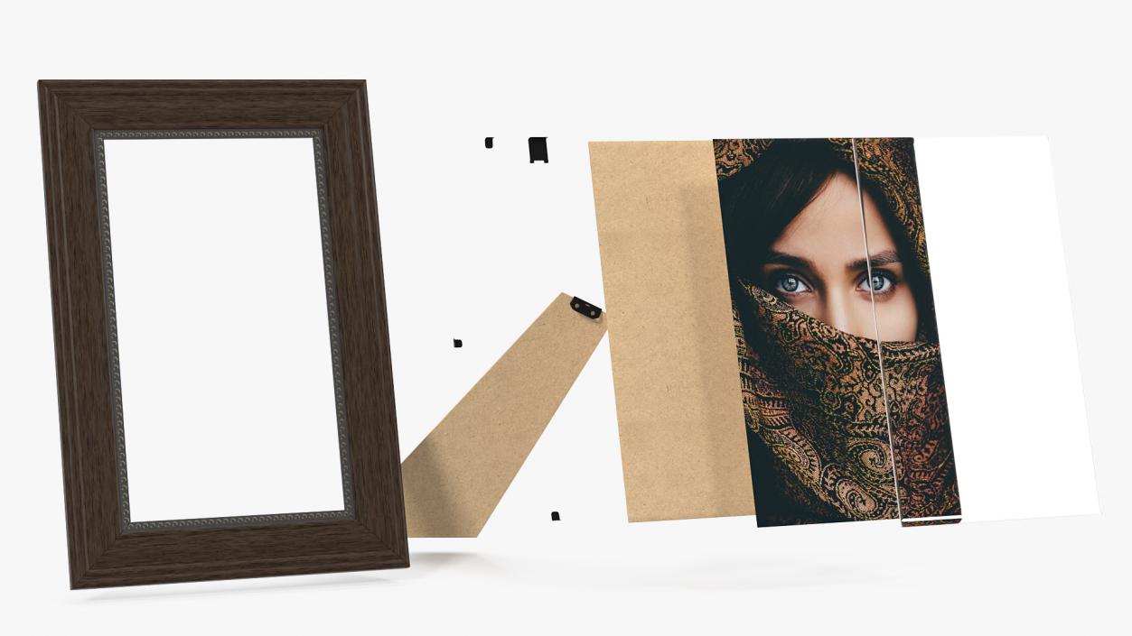 Photo Frame with Picture 3D model