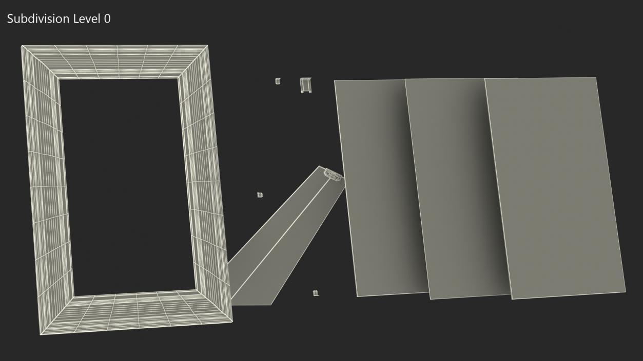 Photo Frame with Picture 3D model