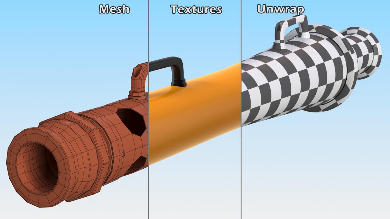 3D Small Low Expansion Foam Branchpipes