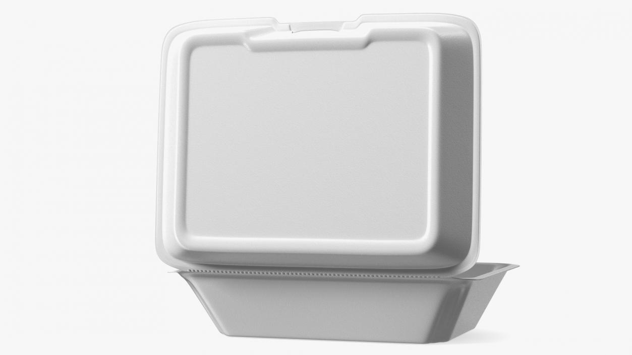 3D model Disposable Food Tray Open