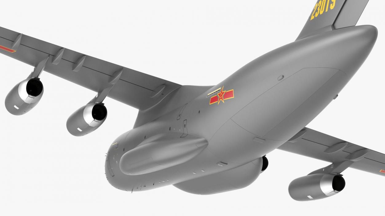 Xian Y20 Transport Aircraft Flight 3D model