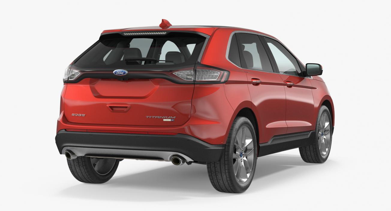 3D Ford Edge 2015 Rigged