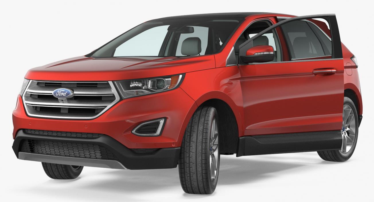 3D Ford Edge 2015 Rigged