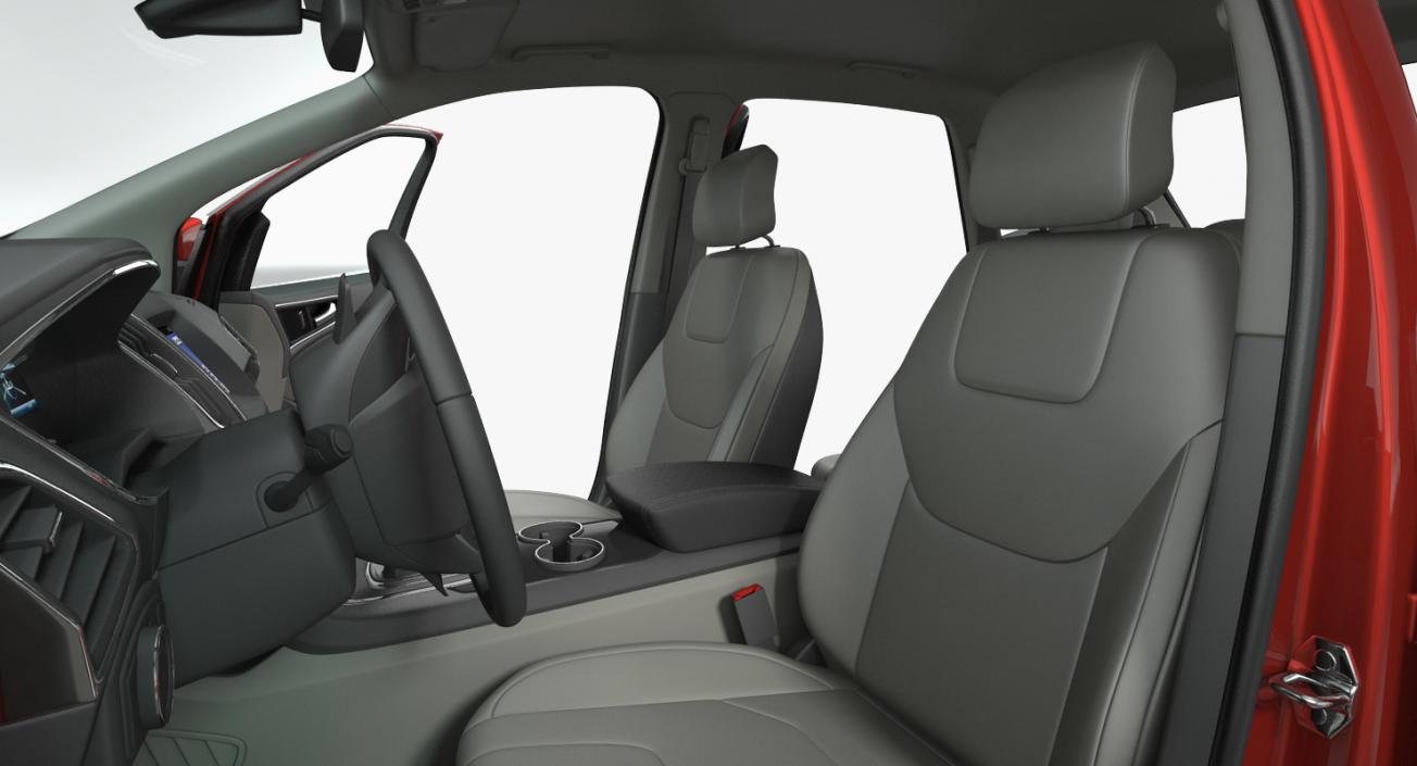 3D Ford Edge 2015 Rigged