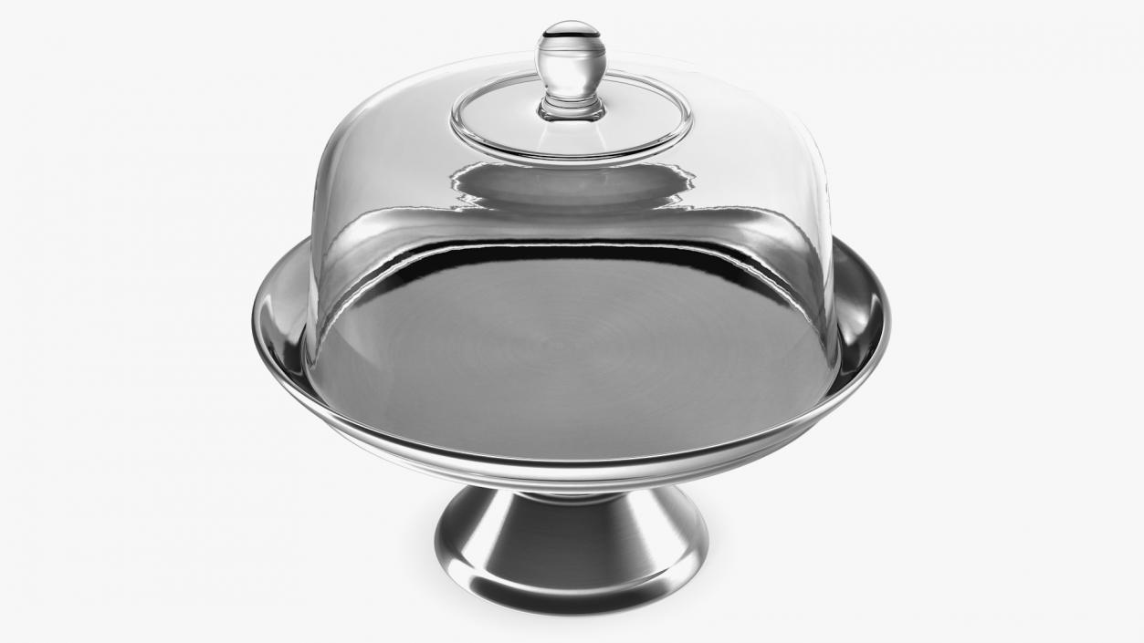 3D Cake Stand Metal with Dome