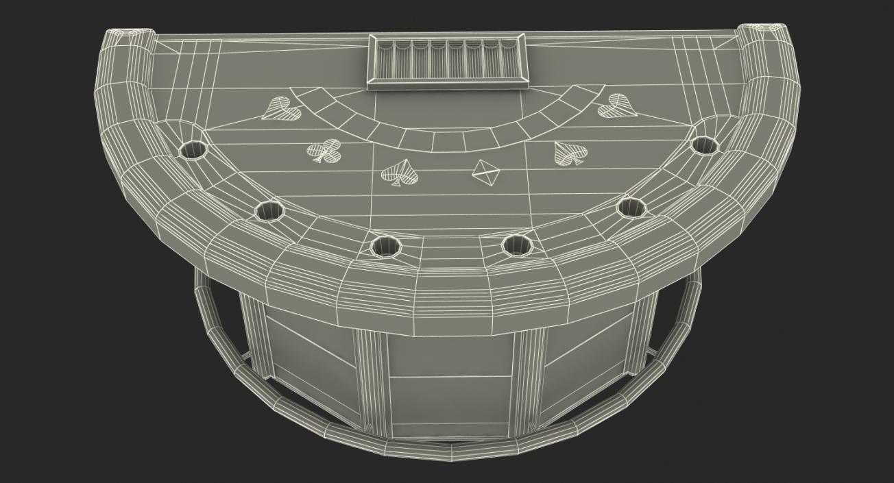 3D model Blackjack Table