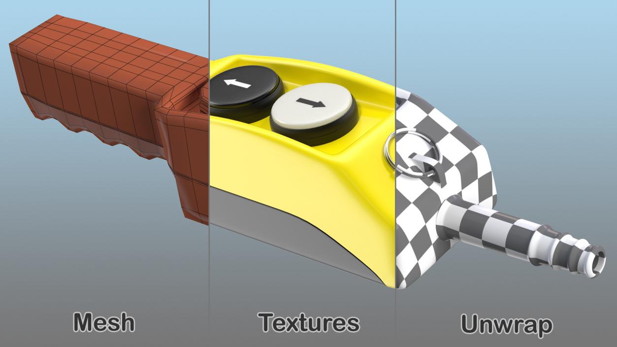 3D Pushbutton Control Station