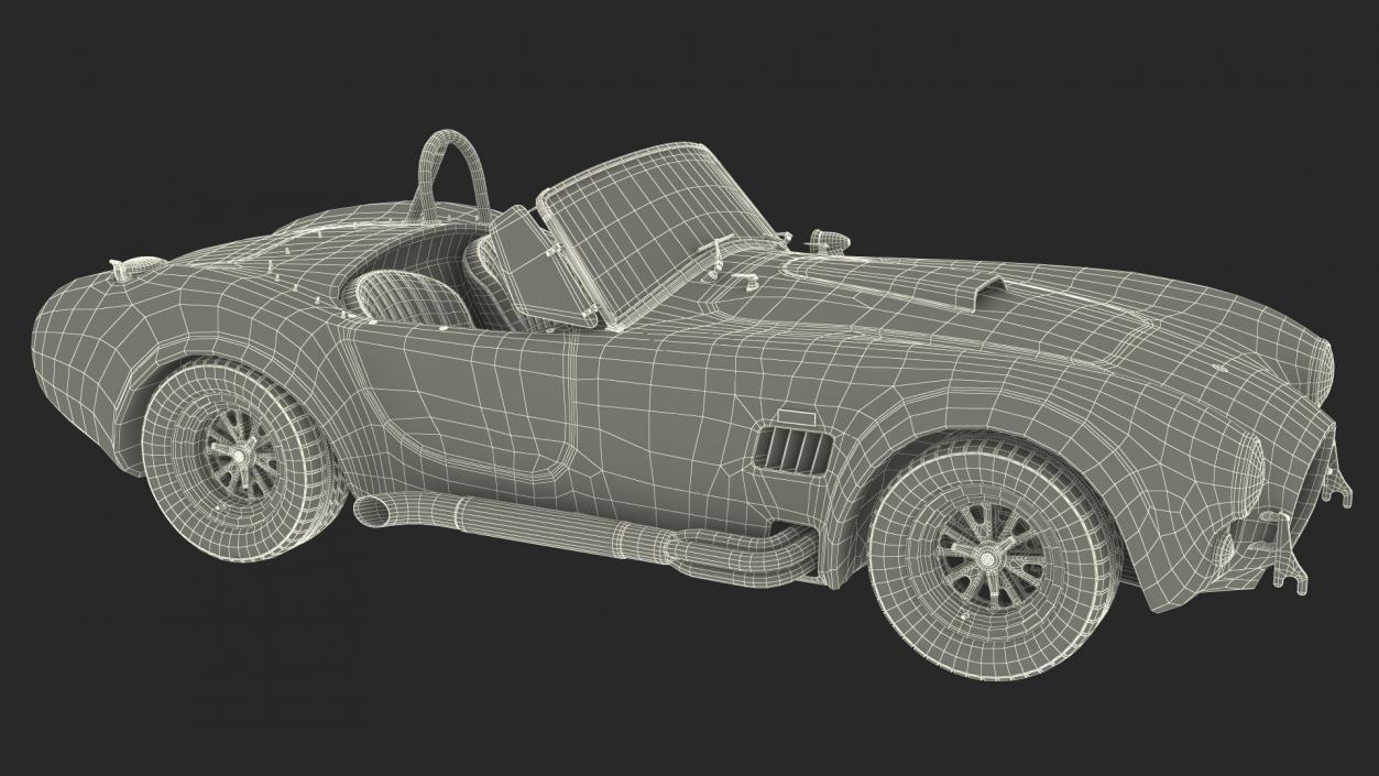 3D model AC Shelby Cobra 1965