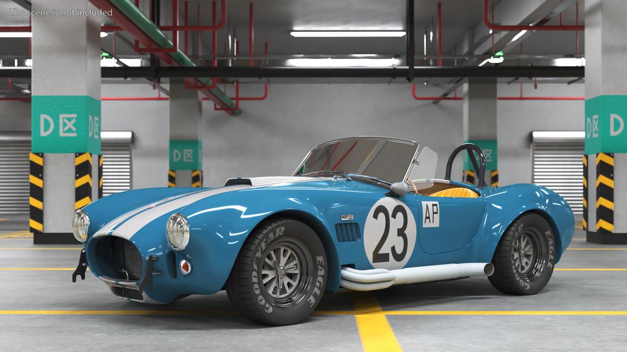 3D model AC Shelby Cobra 1965