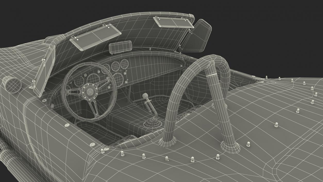 3D model AC Shelby Cobra 1965