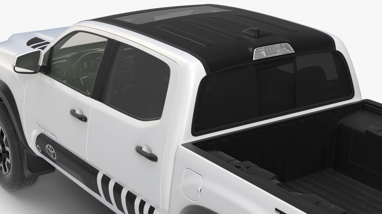 Toyota Tacoma TRD Off Road White Perl 2021 3D