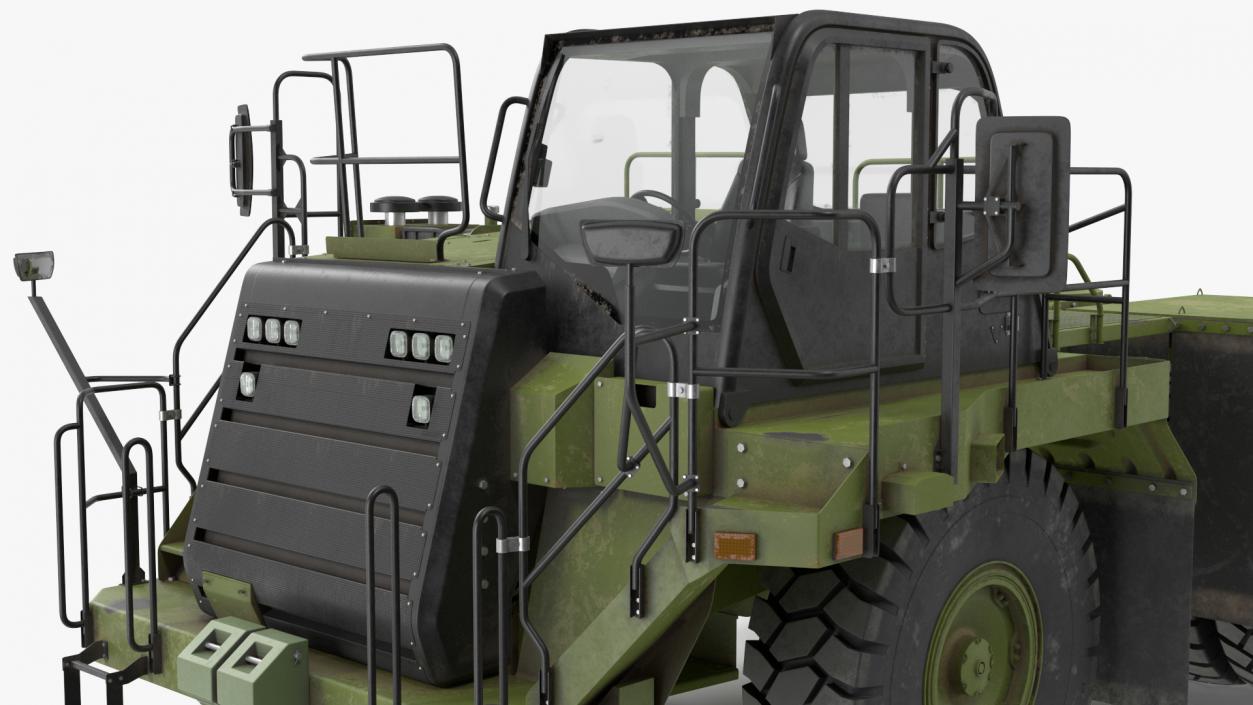 Heavy Duty Bare Chassis Dirty 3D model