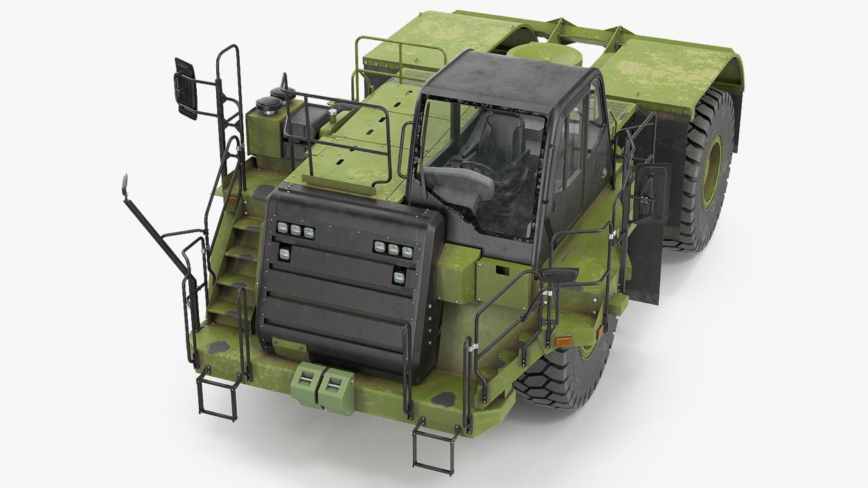 Heavy Duty Bare Chassis Dirty 3D model