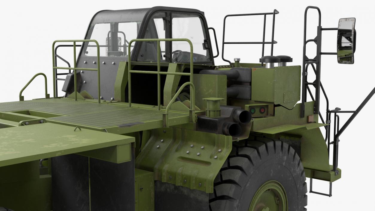 Heavy Duty Bare Chassis Dirty 3D model