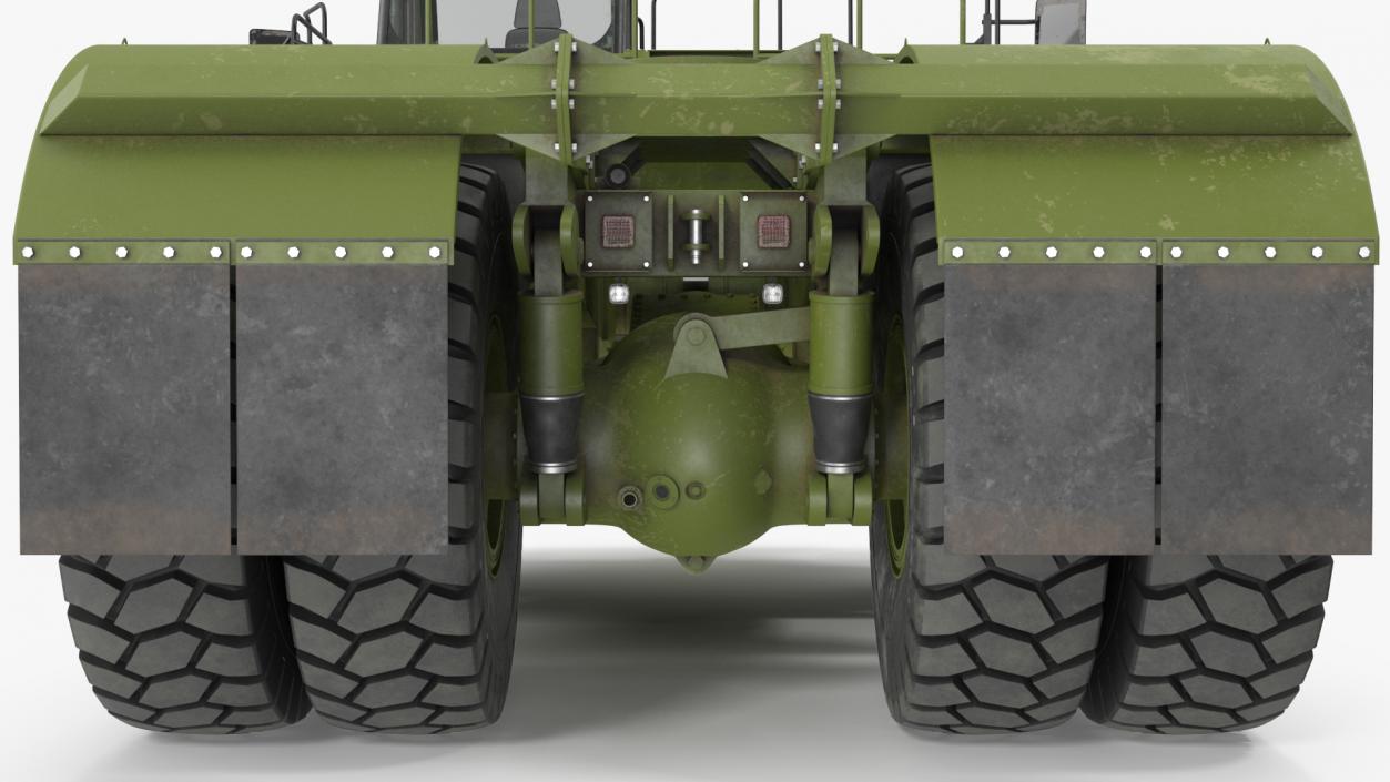 Heavy Duty Bare Chassis Dirty 3D model