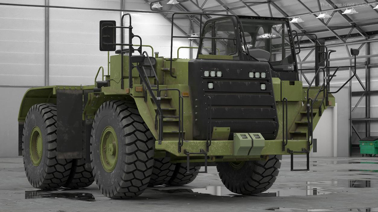 Heavy Duty Bare Chassis Dirty 3D model