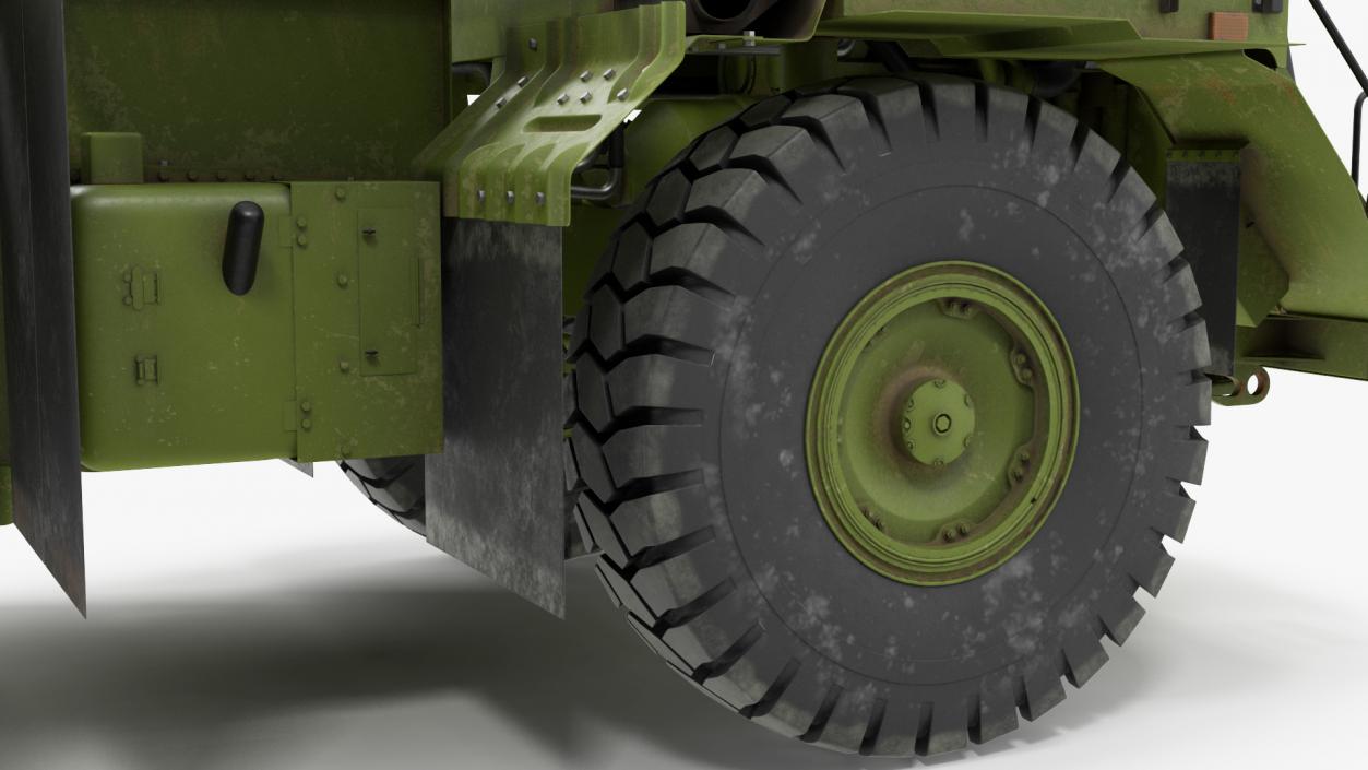 Heavy Duty Bare Chassis Dirty 3D model