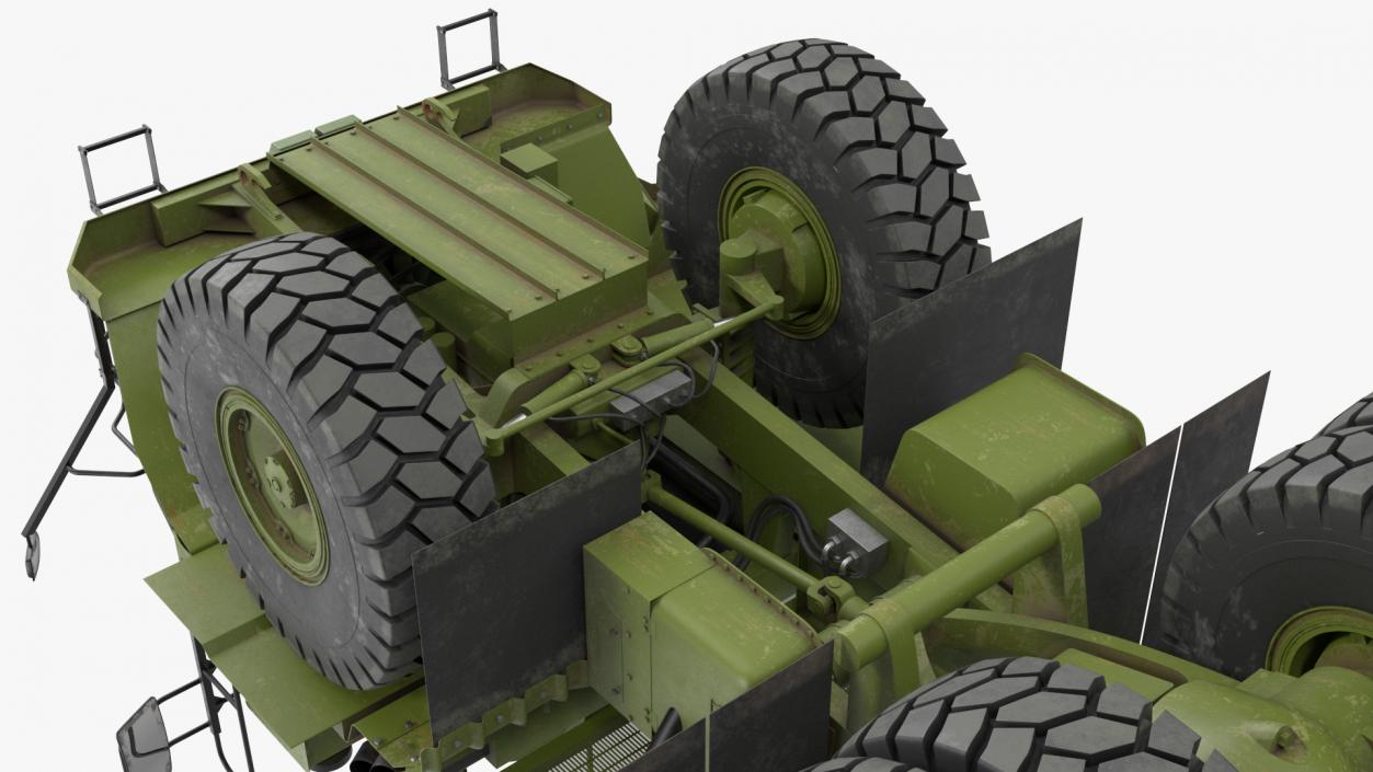 Heavy Duty Bare Chassis Dirty 3D model