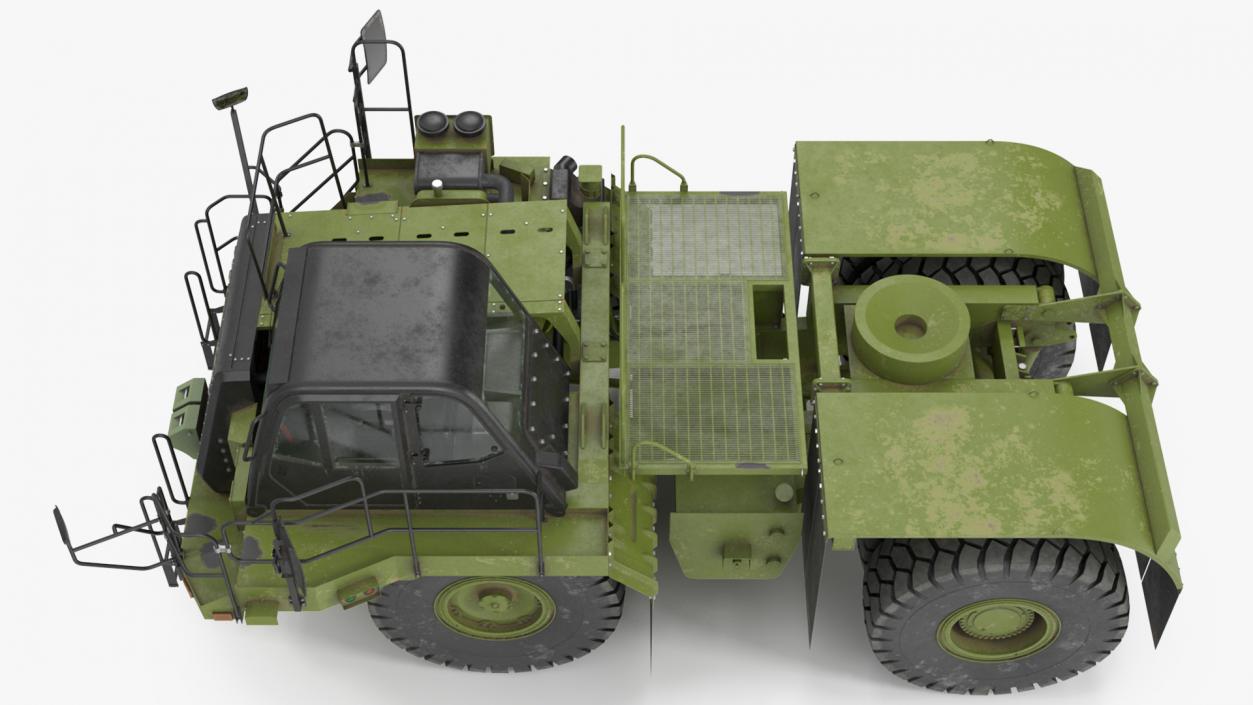 Heavy Duty Bare Chassis Dirty 3D model