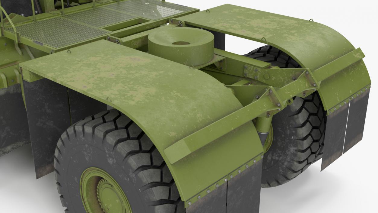 Heavy Duty Bare Chassis Dirty 3D model