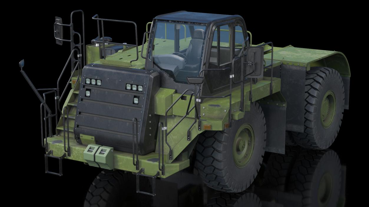 Heavy Duty Bare Chassis Dirty 3D model