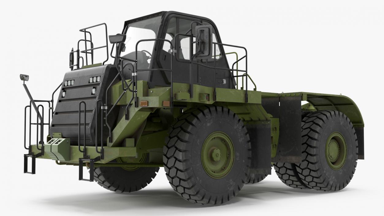 Heavy Duty Bare Chassis Dirty 3D model